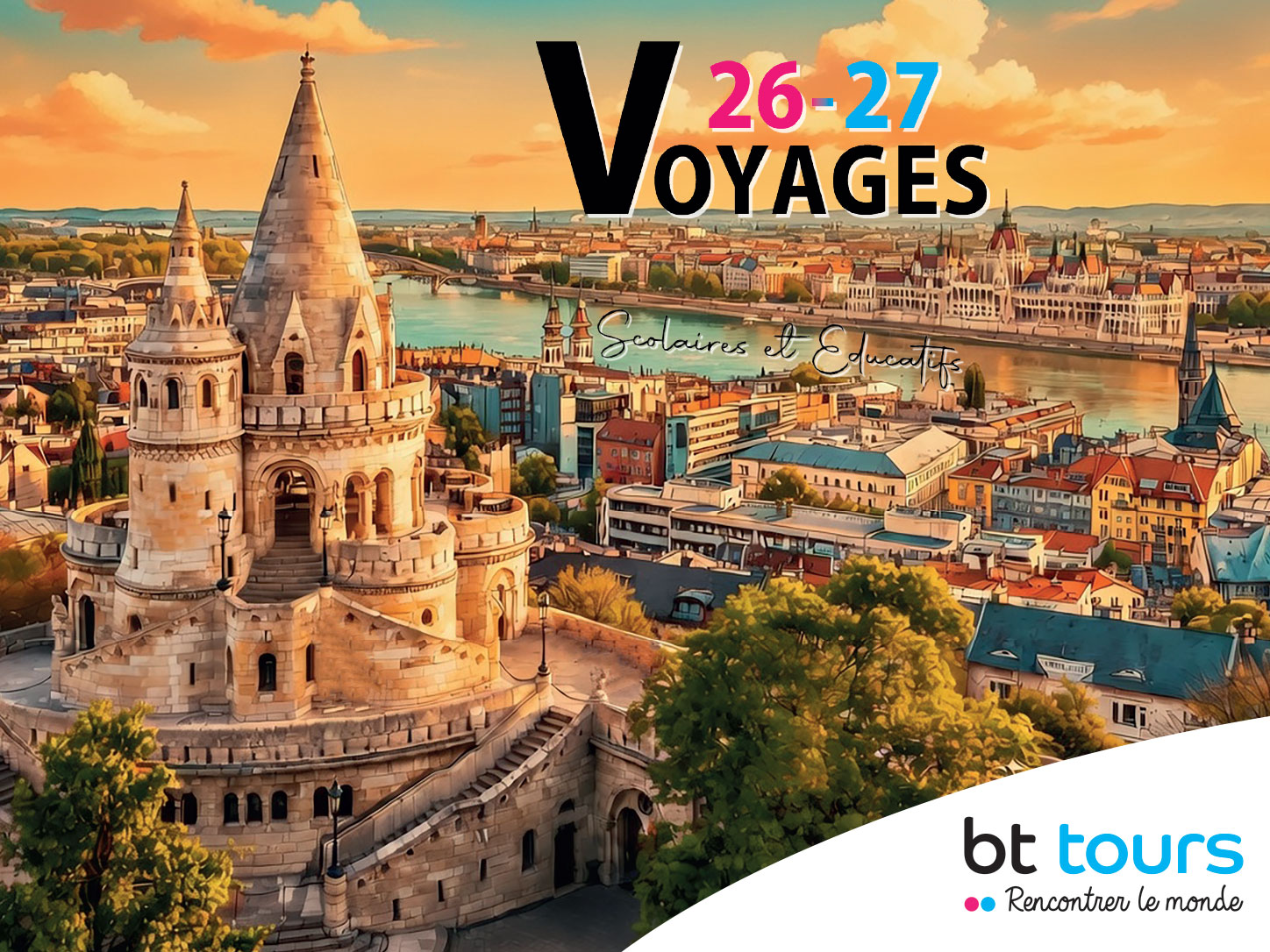 Brochure BT Tours Voyages scolaires et éducatifs 2026-2027 bientôt disponible