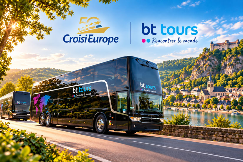 Autocar BT Tours pour le départ de la croisière Alsace et Suisse